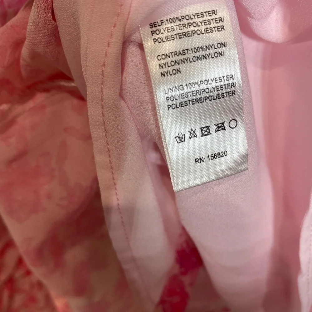 ALLISON NEW YORK DELILAH MINI SKIRT AND MATCHING TOP PINK FLORAL SET